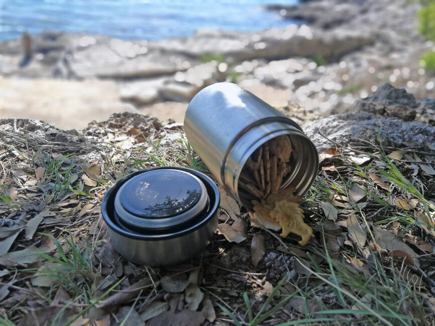 BasicNature Δοχείο Τροφίμων από Ανοξείδωτο Χάλυβα 0,4 l