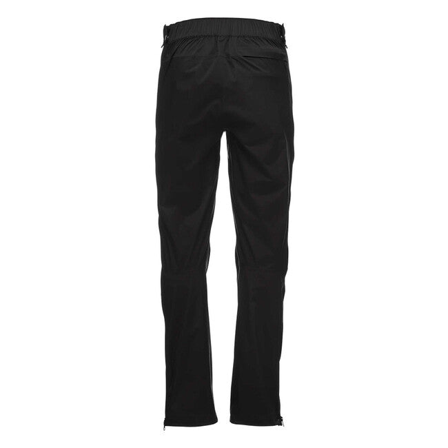 Black Diamond Stormline Stretch Full Zip Rain αδιάβροχο παντελόνι ανδρικό, μαύρο