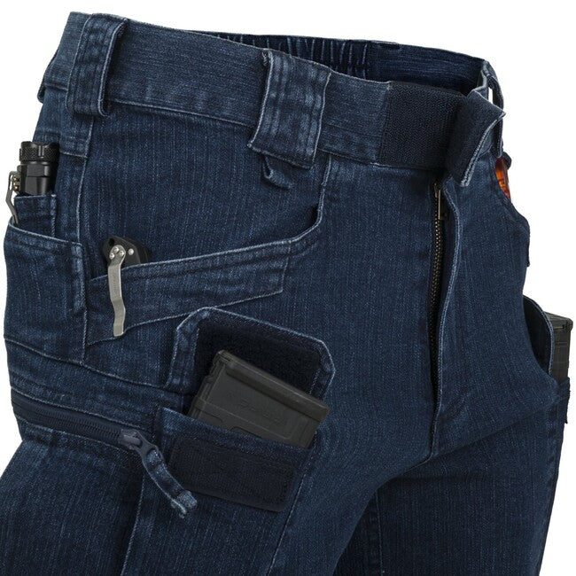 Helikon-Tex UTS Παντελόνι Τακτικό Κοντό 11'' Denim Stretch, Marine Blue