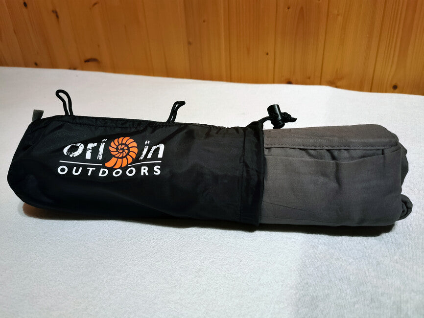 Origin Outdoors Χλιαρή Επένδυση Υπνόσακου Ορθογώνια, Ανθρακί
