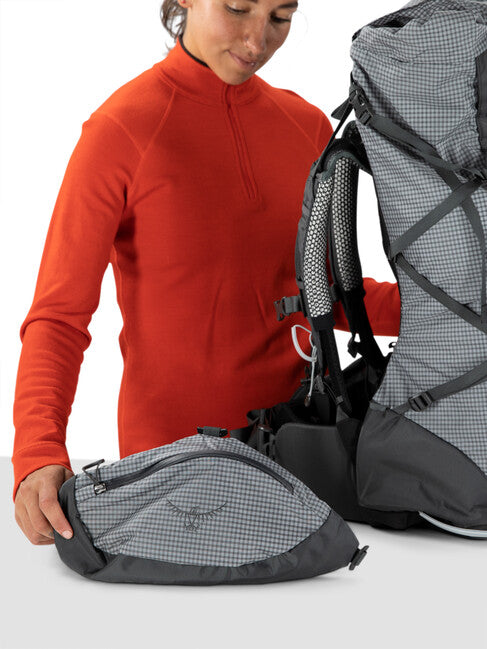 OSPREY ARIEL PRO 75 Σακίδιο Πλάτης Τουριστικό, Silver Lining