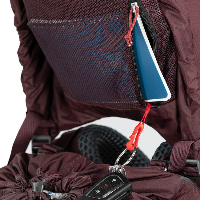 OSPREY KYTE 58 σακίδιο πλάτης τουρισμού, elderberry purple