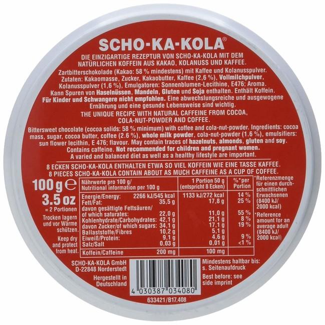 Scho-ka-kola Μαύρη Σοκολάτα, 100g