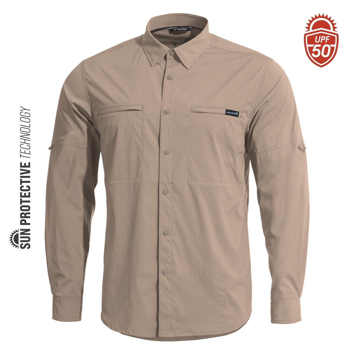 Pentagon Wayne Sunproof Shirt, Khaki