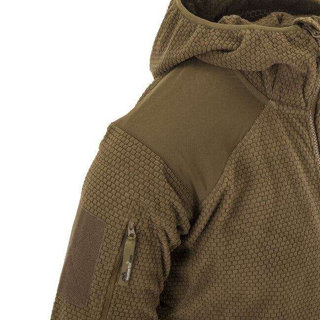 Helikon-Tex ALPHA HOODIE Φούτερ Grid Fleece, Shadow Grey