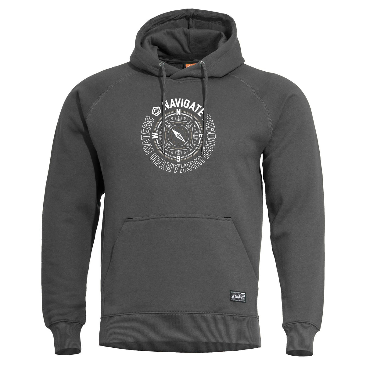 Pentagon Navigate men's hoodie, grey