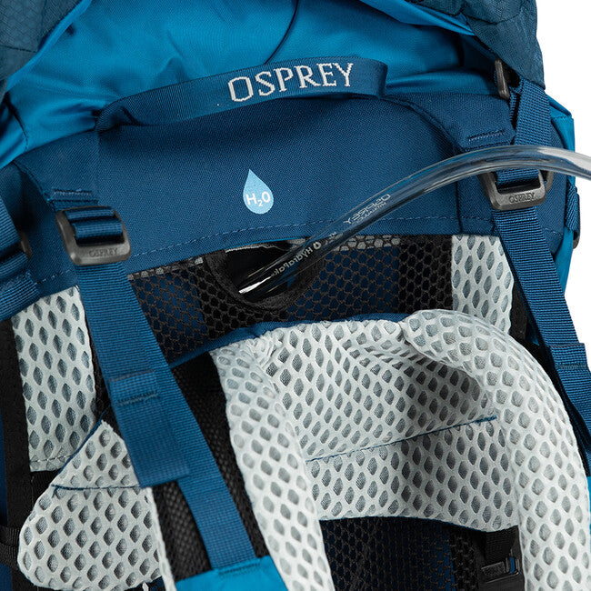 OSPREY ATMOS AG LT 65 σακίδιο πλάτης τουρισμού, night shift/scoria blue