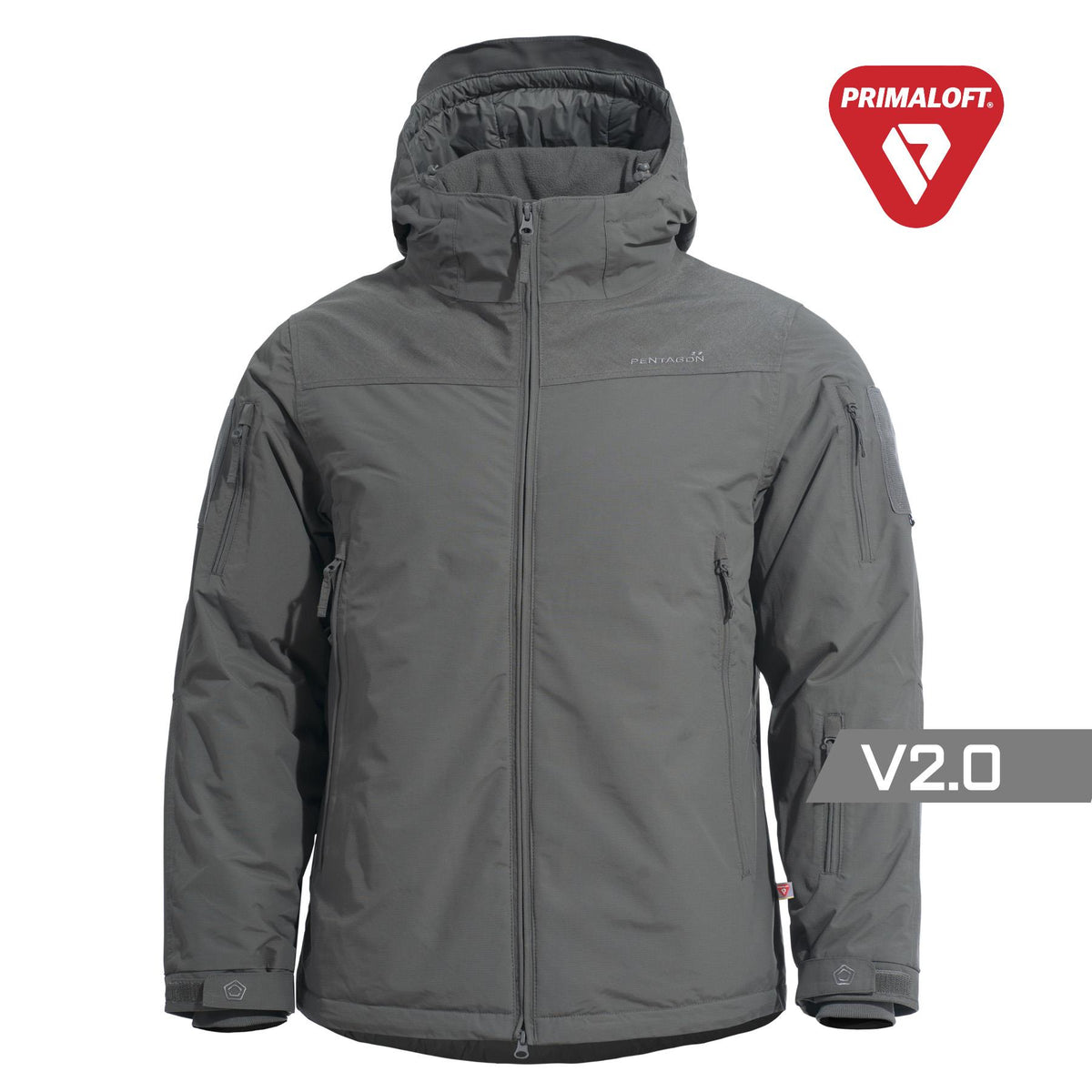 Pentagon LCP V2.0 Primaloft moška zimska jakna, Cinder Grey