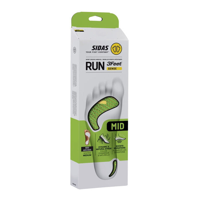 Sidas Run 3Feet Sense Mid ενθέματα παπουτσιών