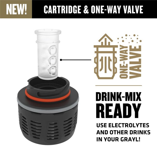 GRAYL GeoPress Purifier φιάλη φιλτραρίσματος, Coyote Brown