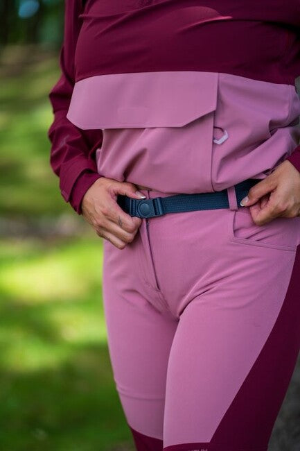 HUSKY Keiry παντελόνι outdoor γυναικείο, μπορντό/ροζ
