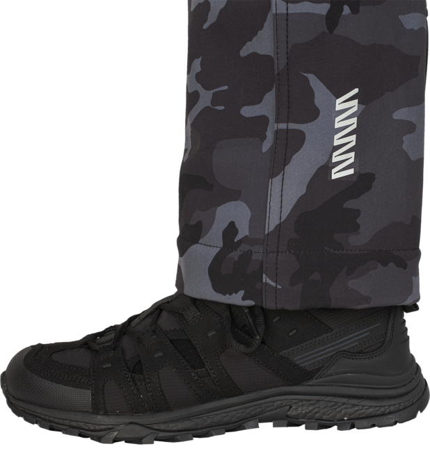 BENNON CAMOS Παντελόνι Softshell, Μαύρο/Γκρι