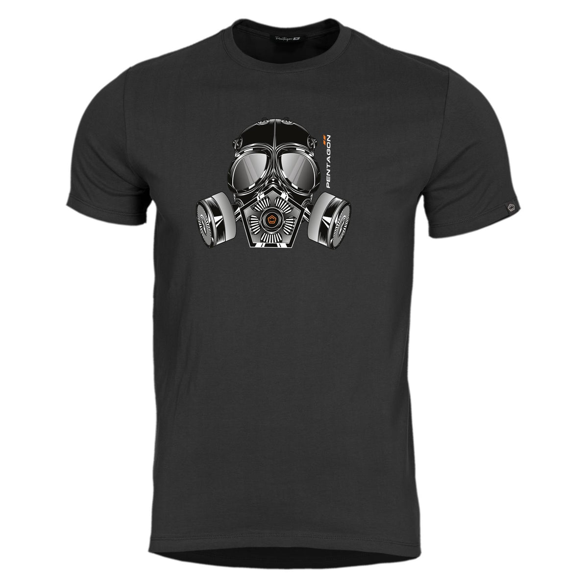 Pentagon Μπλουζάκι Gas Mask, Μαύρο