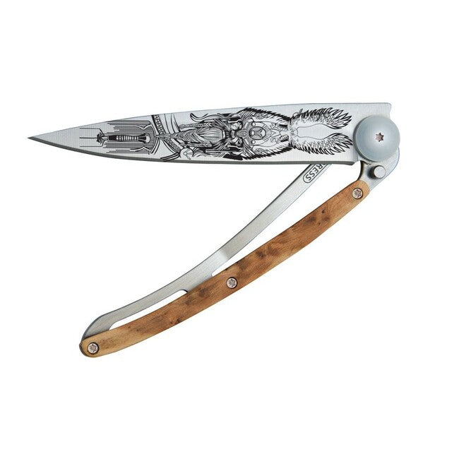 Deejo Fantasy Odin Μαχαίρι Πτυσσόμενο Juniper Wood