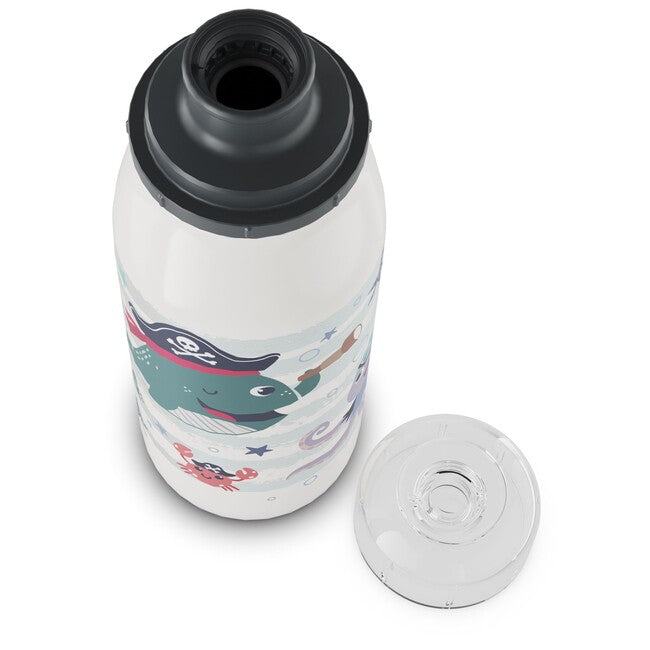 alfi isoBottle Kids Παιδικό Μπουκάλι Ποτού από Ανοξείδωτο Χάλυβα, Πειρατής, 0,35 L