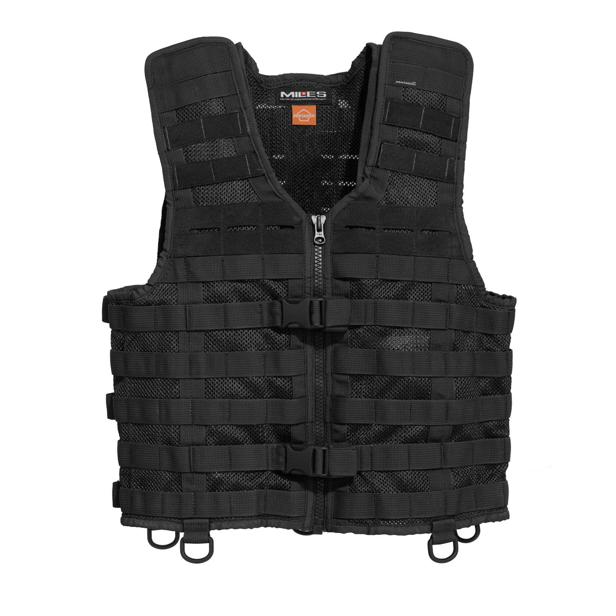 Pentagon Thorax telovnik taktična Molle, črna