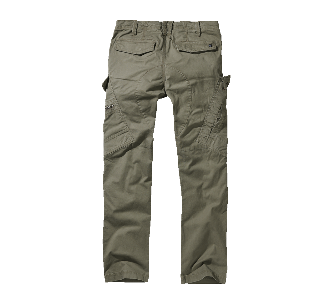 Brandit Adven nohavice slim fit, olivové
