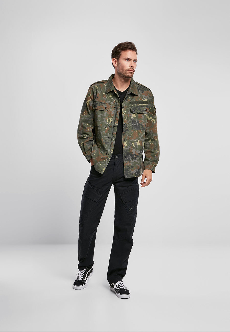 Brandit Adven nohavice slim fit, čierne