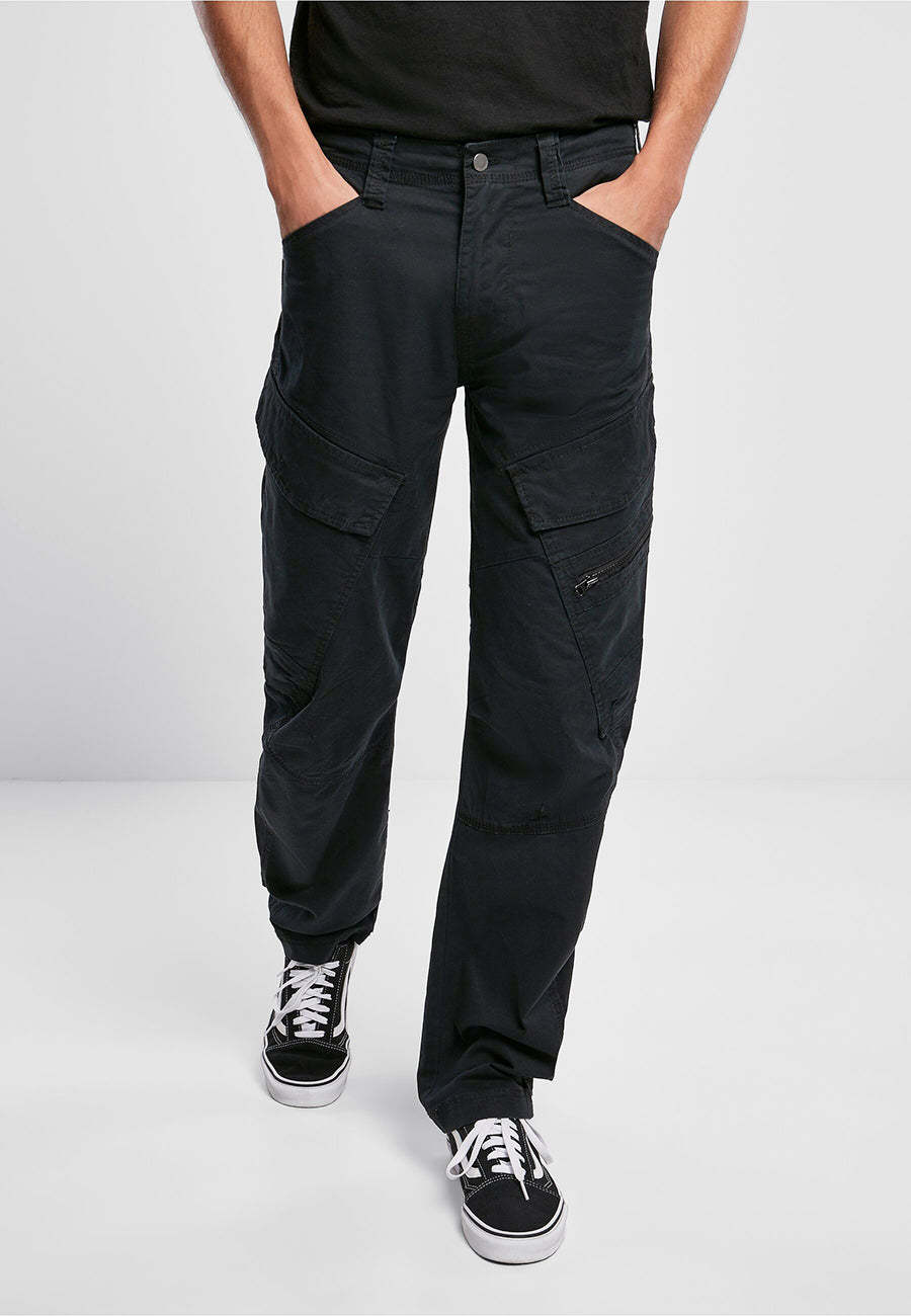 Brandit Adven nohavice slim fit, čierne
