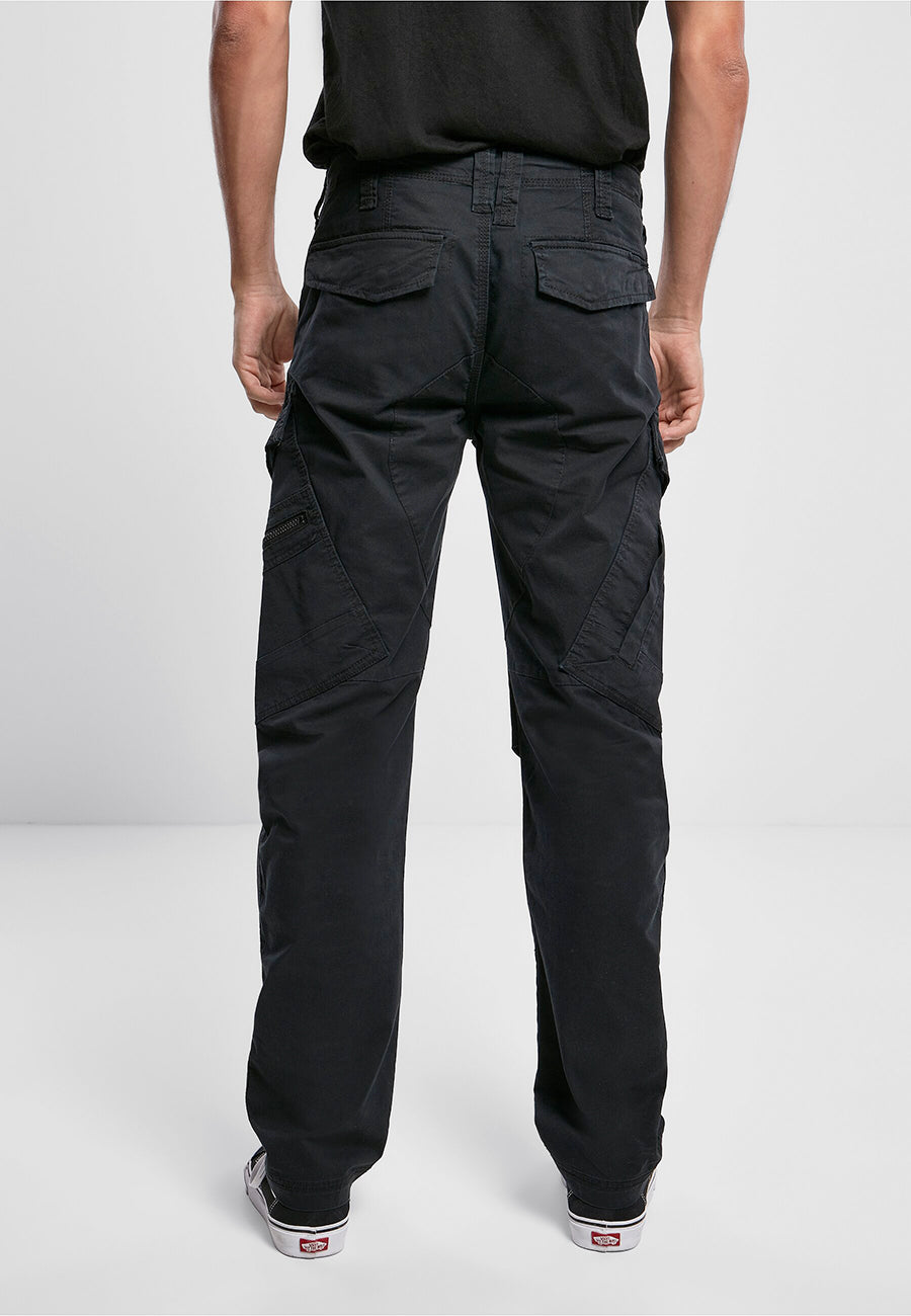 Brandit Adven nohavice slim fit, čierne