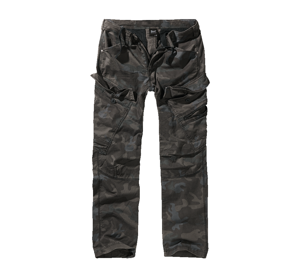 Brandit Adven slim fit nohavice, Darkcamo