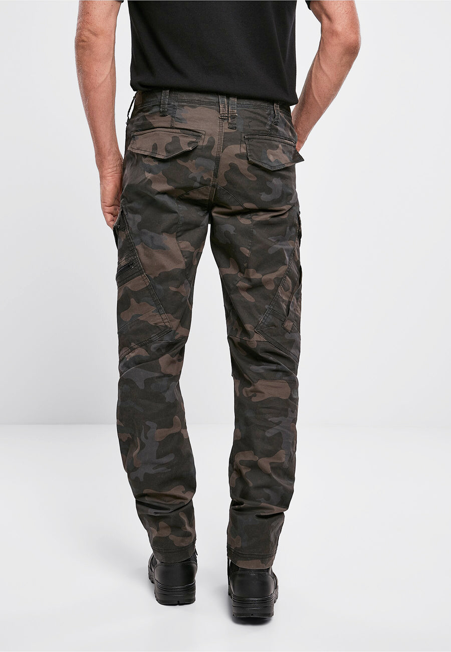 Brandit Adven slim fit nohavice, Darkcamo