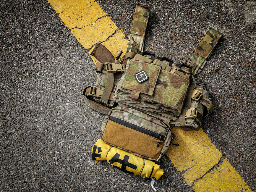 Emersongear Micro Fight Chissis MK3 Chest rig 500D, coyote