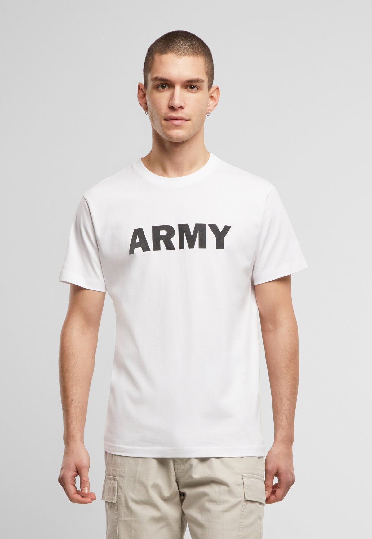 Brandit Army tričko, biela