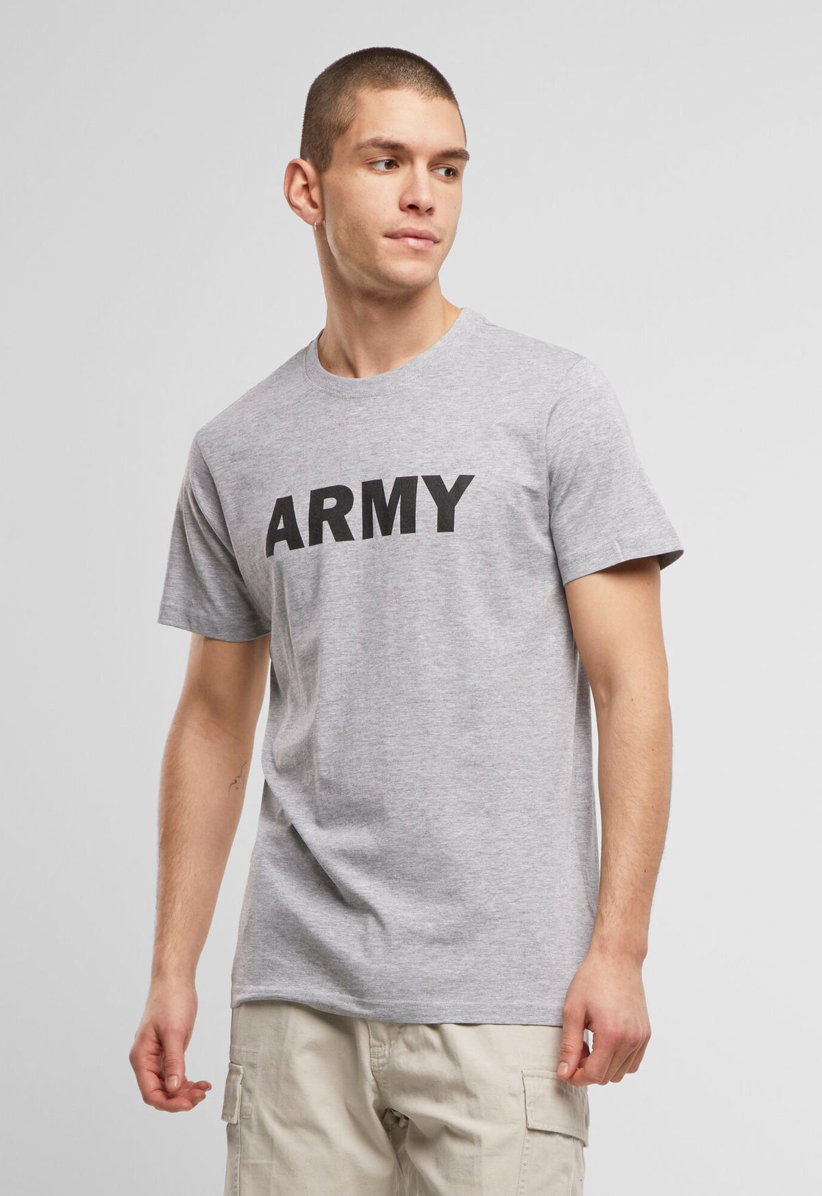 Brandit Army tričko, grey melange