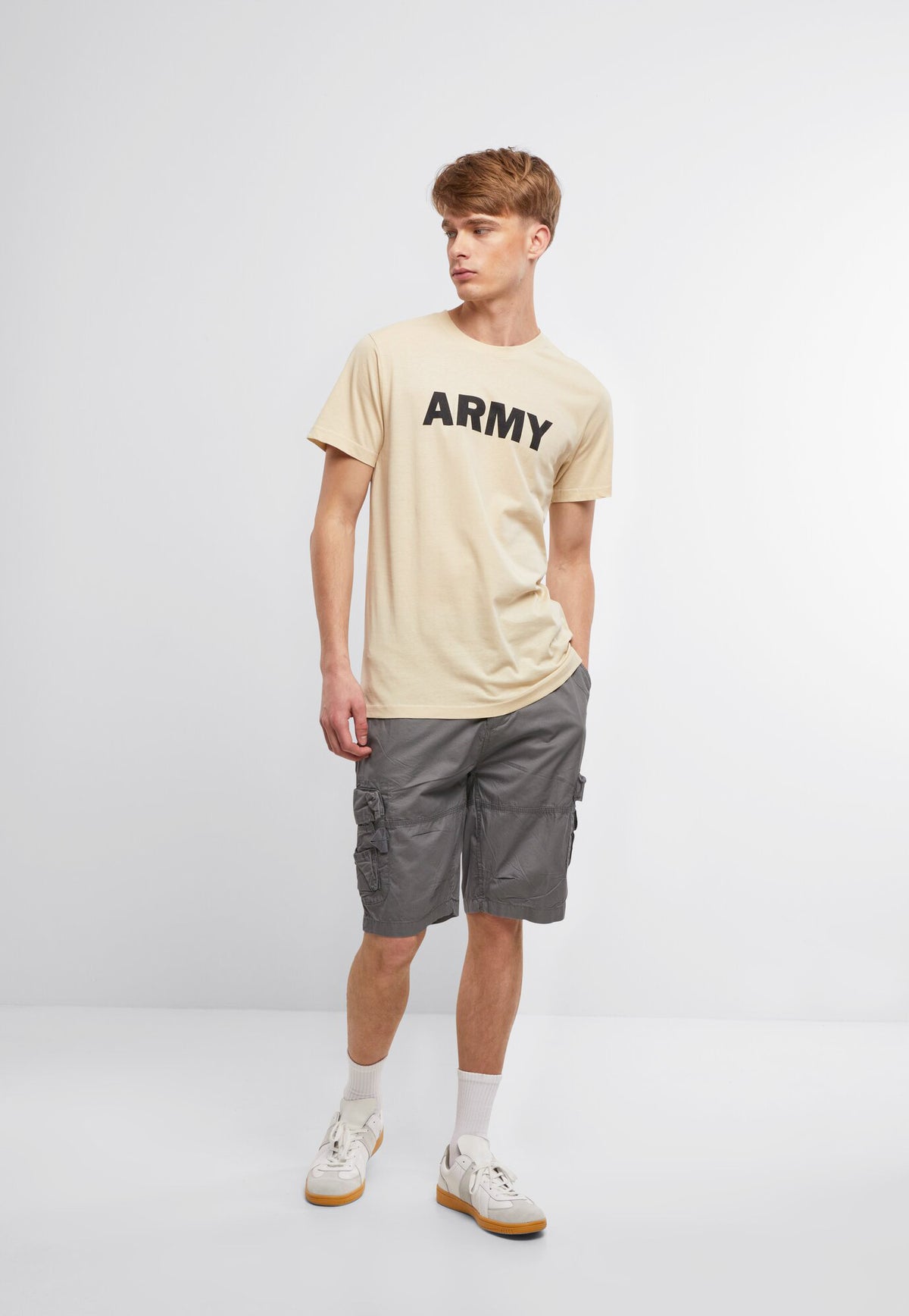 Brandit Army tričko, béžová