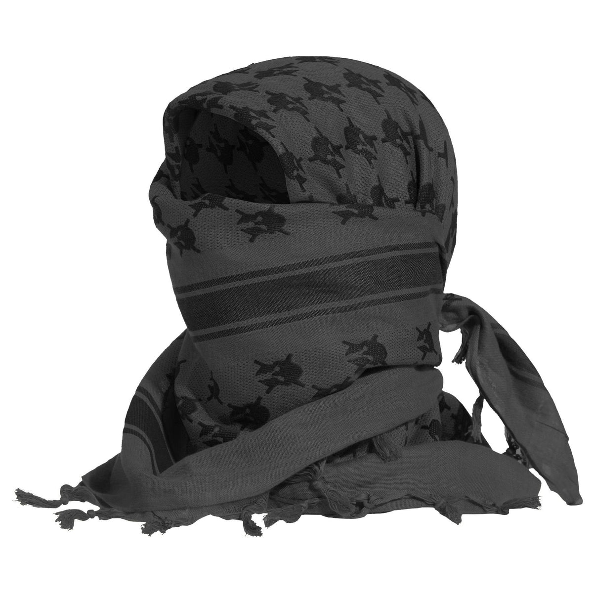 Pentagon Atreus Scarf, Black, 110 x 110cm