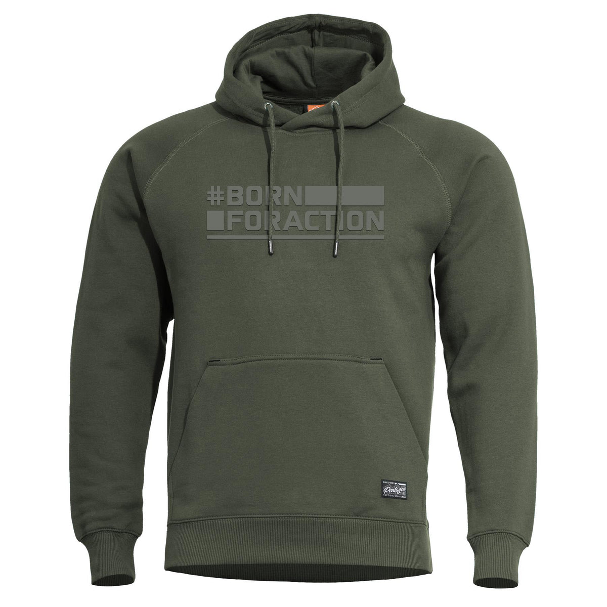 Pentagon Φούτερ με Κουκούλα Born For Action, camo green