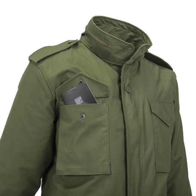 Helikon-Tex M65 μπουφάν NyCo Sateen, μαύρο
