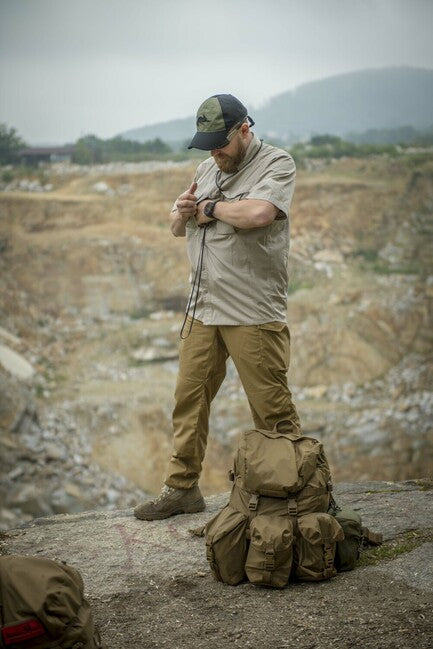Helikon-Tex DEFENDER Mk2 Πουκάμισο Κοντομάνικο PolyCotton Ripstop, Μπεζ