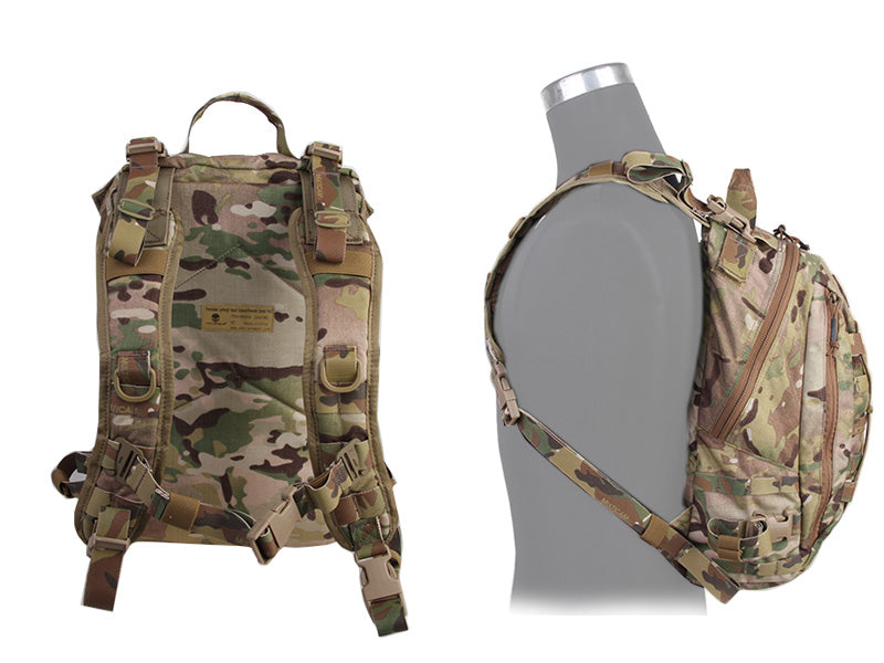 Emersongear Σακίδιο Πλάτης Tactical 21L με Αφαιρούμενη Θήκη, Μαύρο 500D