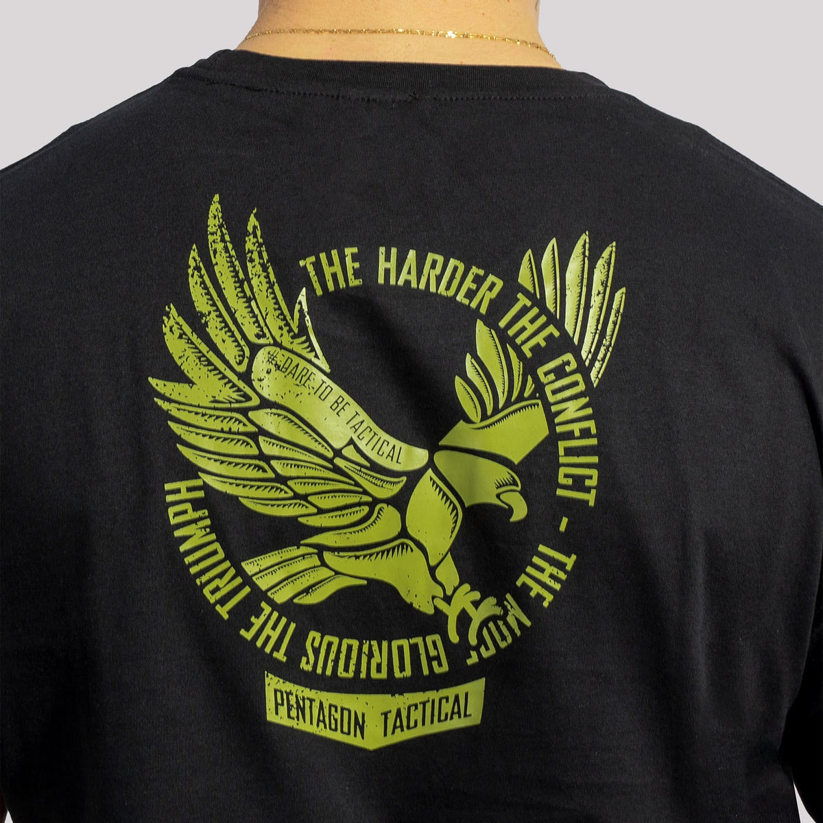 Pentagon Μπλουζάκι Eagle, Μαύρο