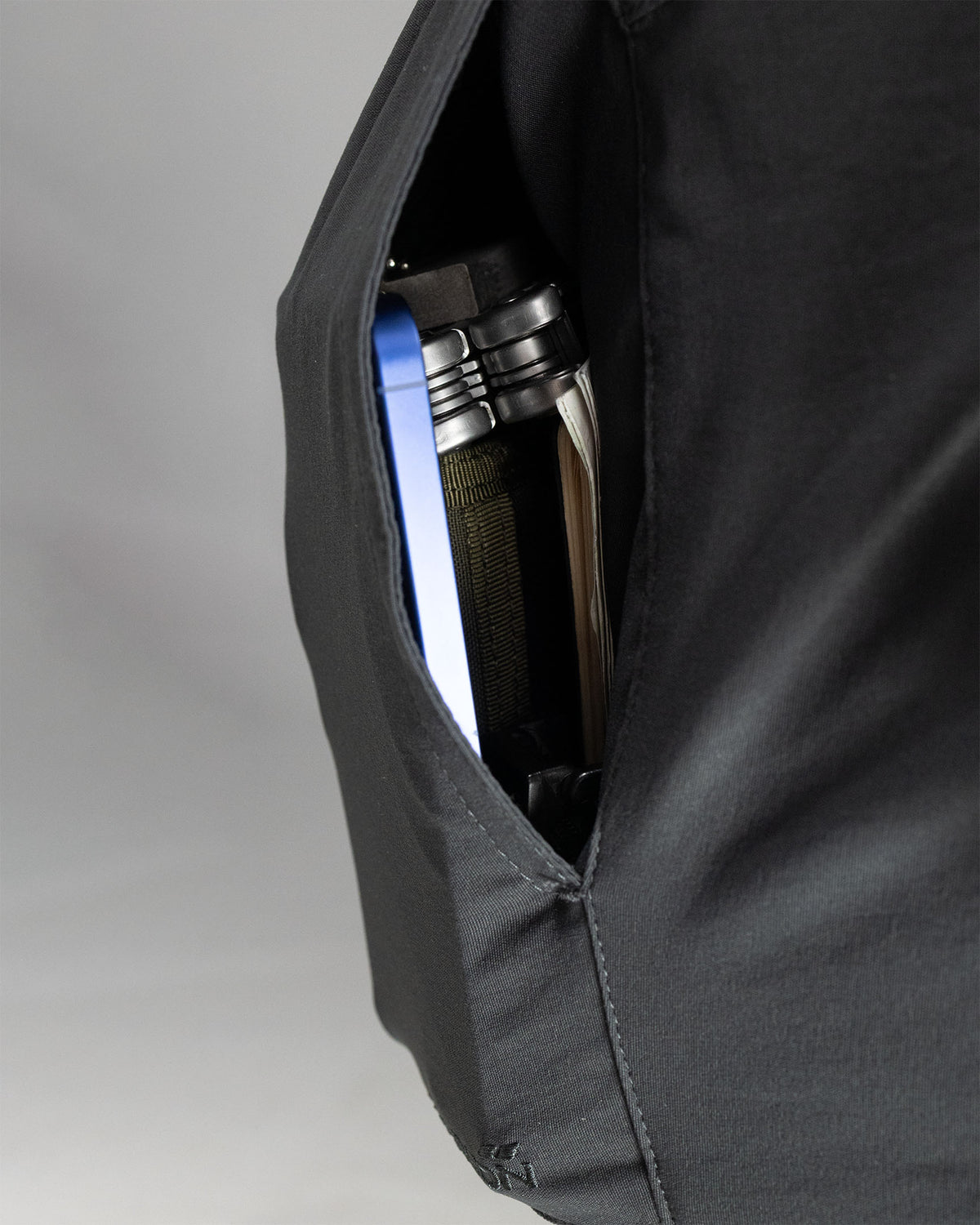 Pentagon Arden functional shorts, welded grey