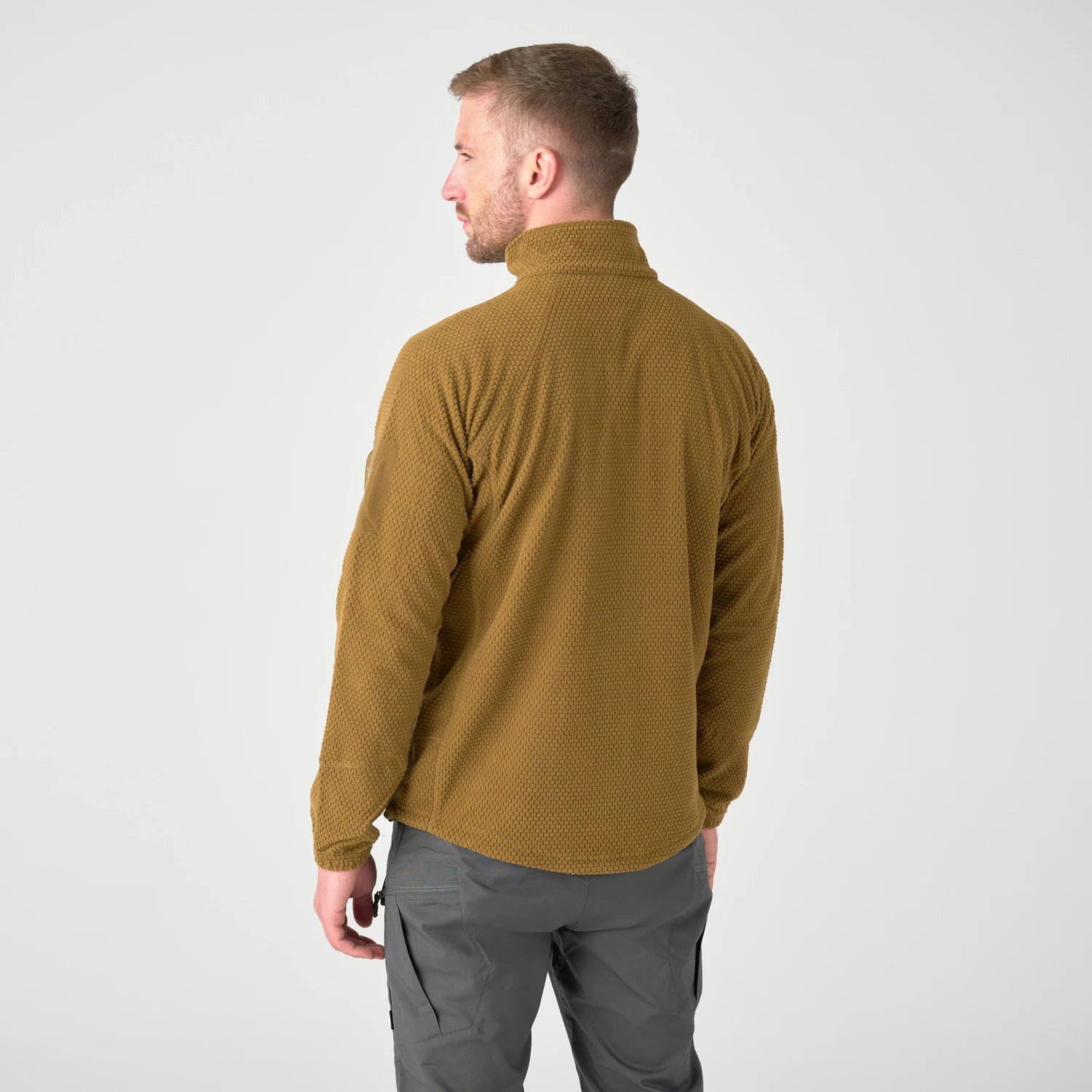 Helikon-Tex Alpha Tactical flisová bunda, čierna – detail 1