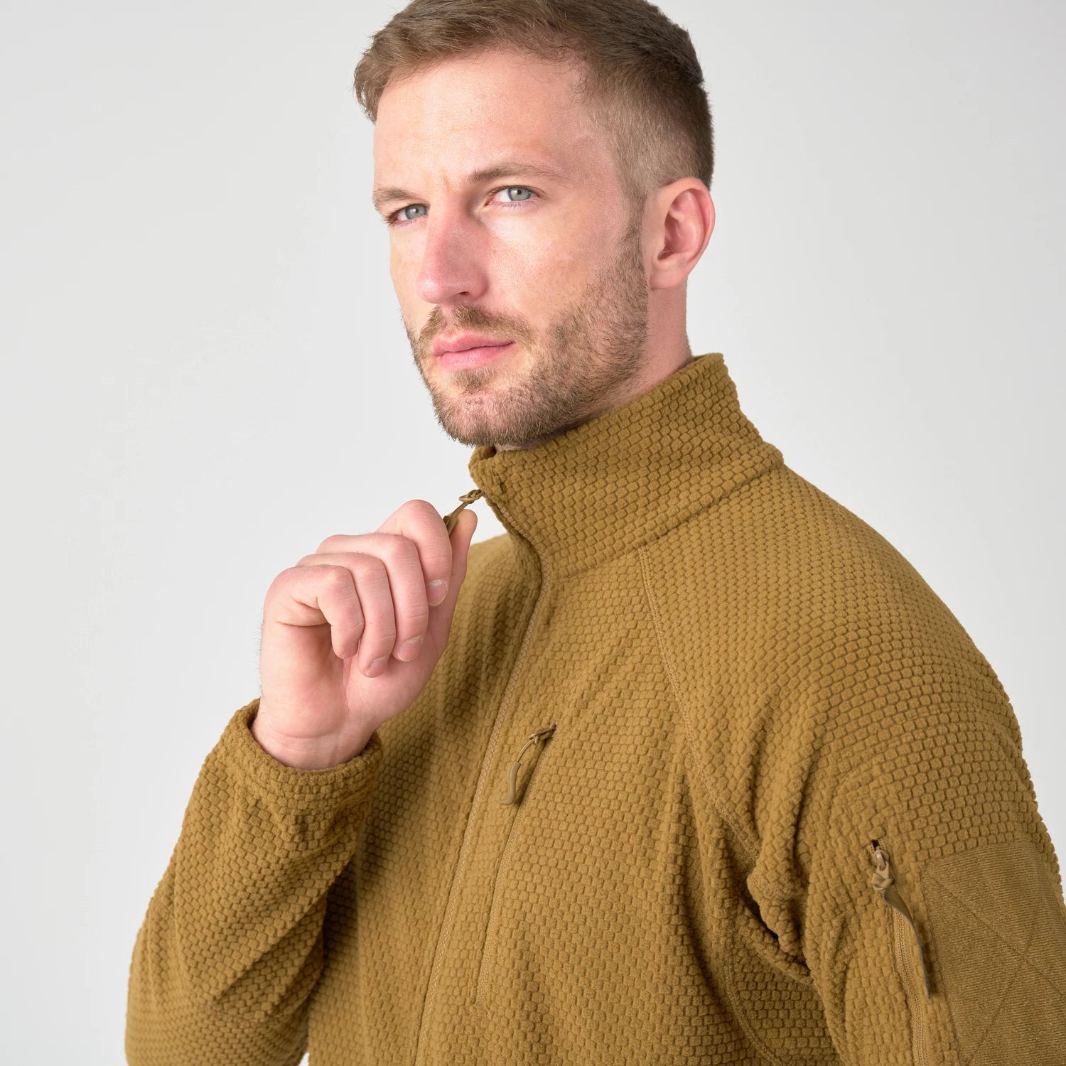 Helikon-Tex Alpha Tactical flisová bunda, čierna – detail 2