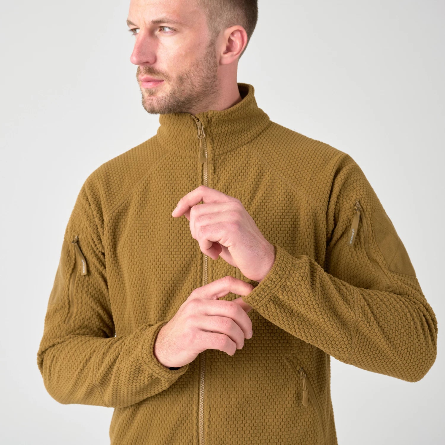 Helikon-Tex Alpha Tactical flisová bunda, čierna – detail 6
