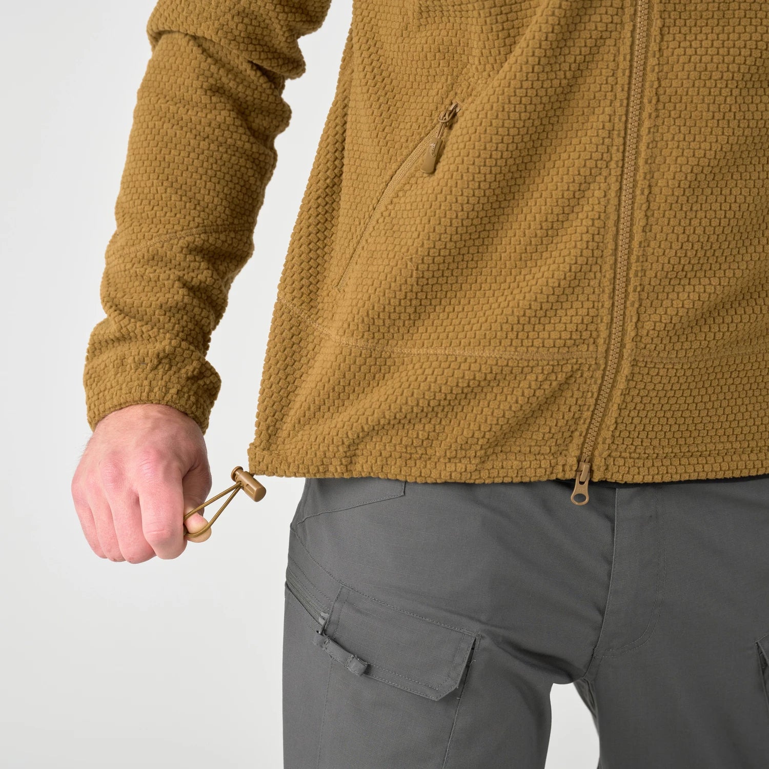 Helikon-Tex Alpha Tactical flisová bunda, čierna – detail 8