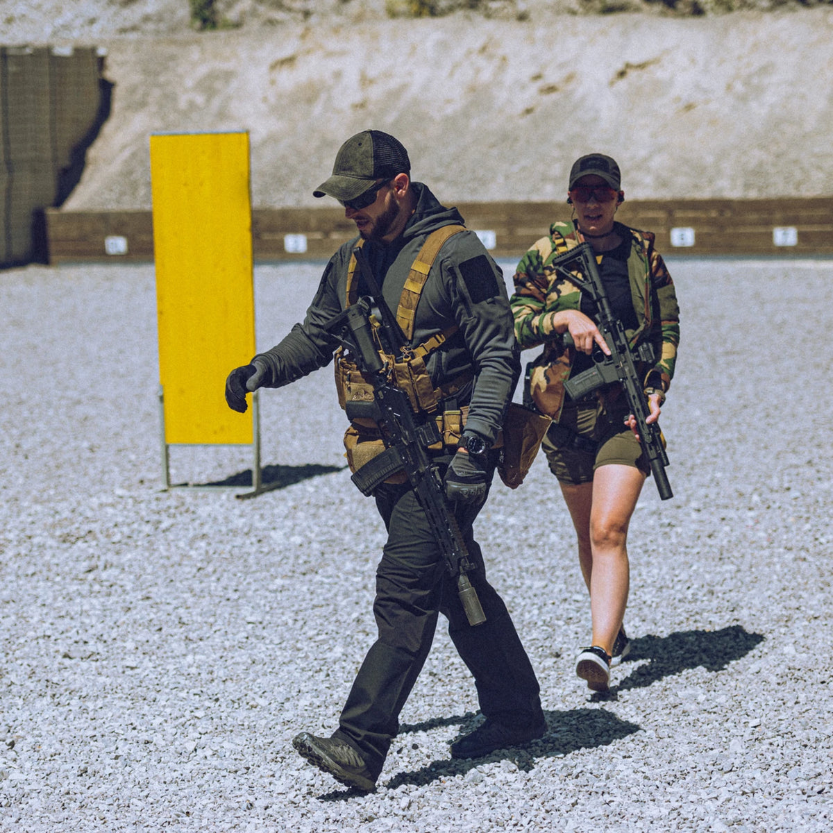 Helikon-Tex Range Hoodie mikina TopCool, sivá/čierna – v použití 2