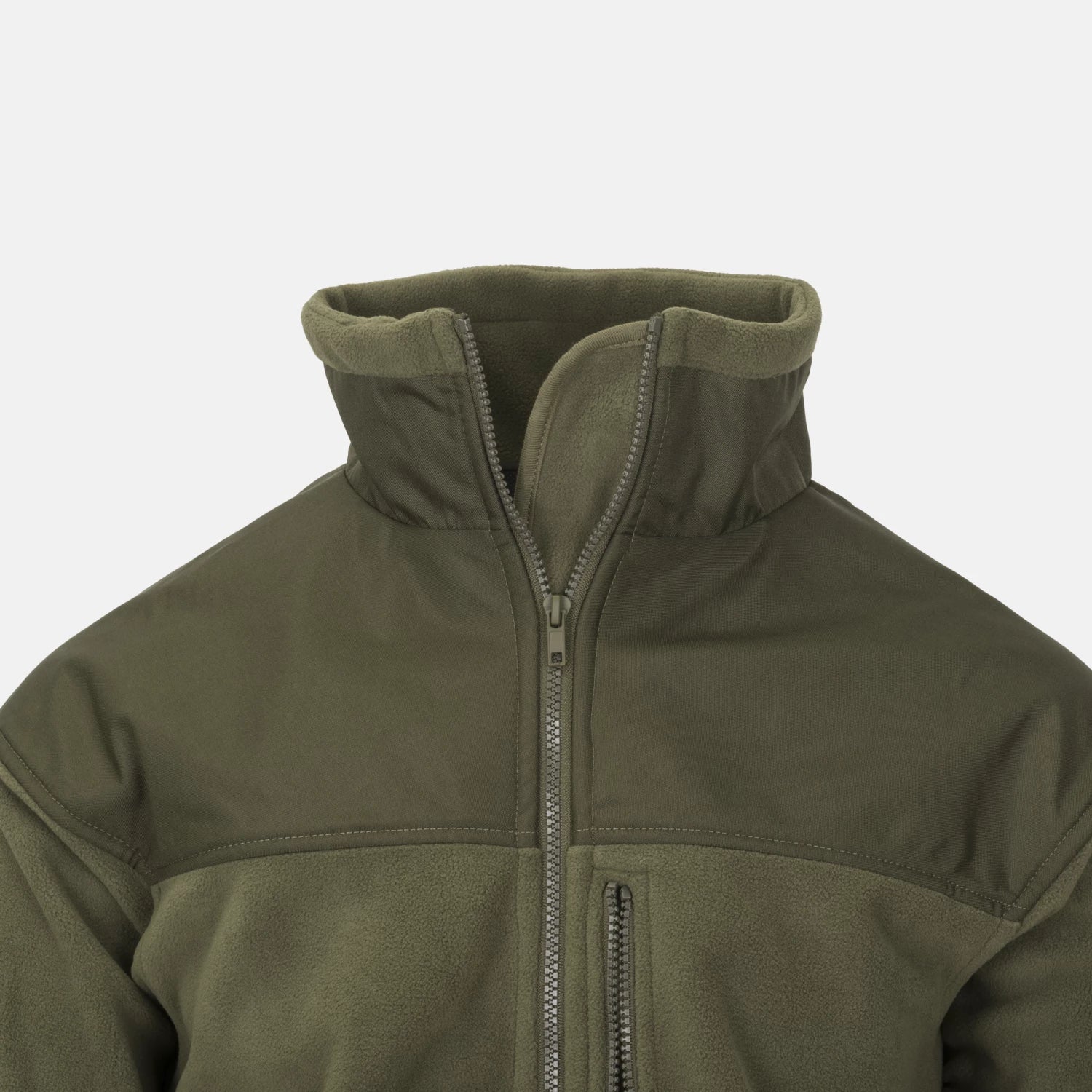 Helikon-Tex Classic Army spevnená flisová bunda, olivová – detail 4