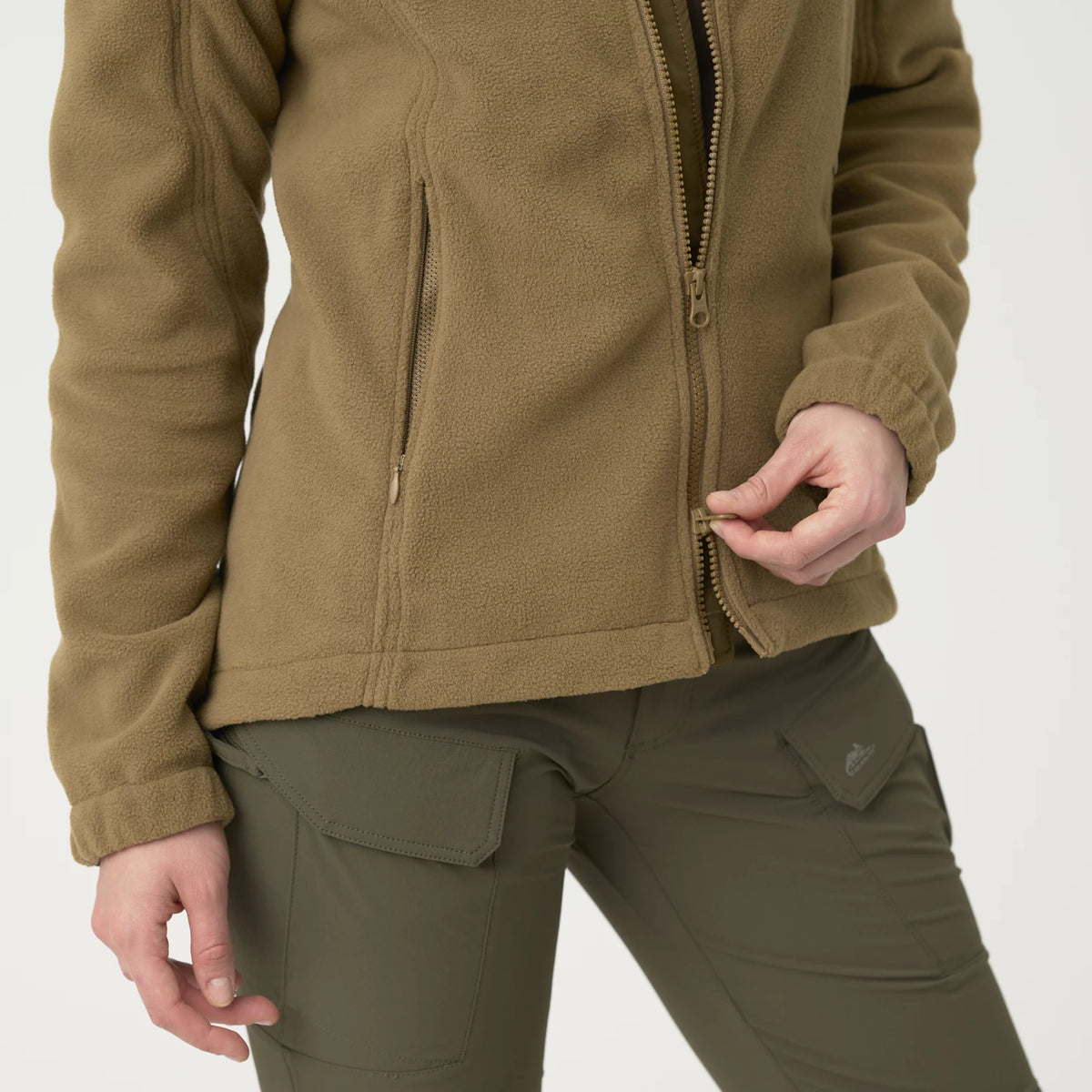 Helikon-Tex CUMULUS mikina dámska Heavy Fleece, Coyote – detail 7