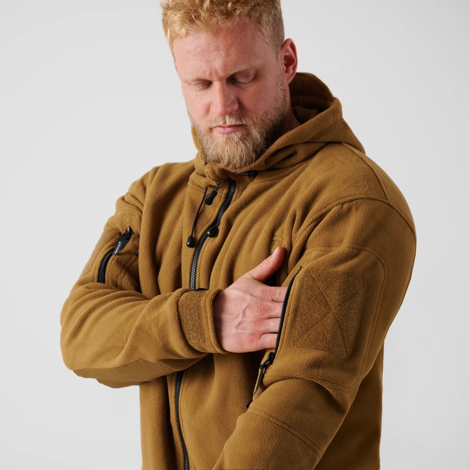 Helikon-Tex PATRIOT mikina Double Fleece, Shadow Grey – detail 2