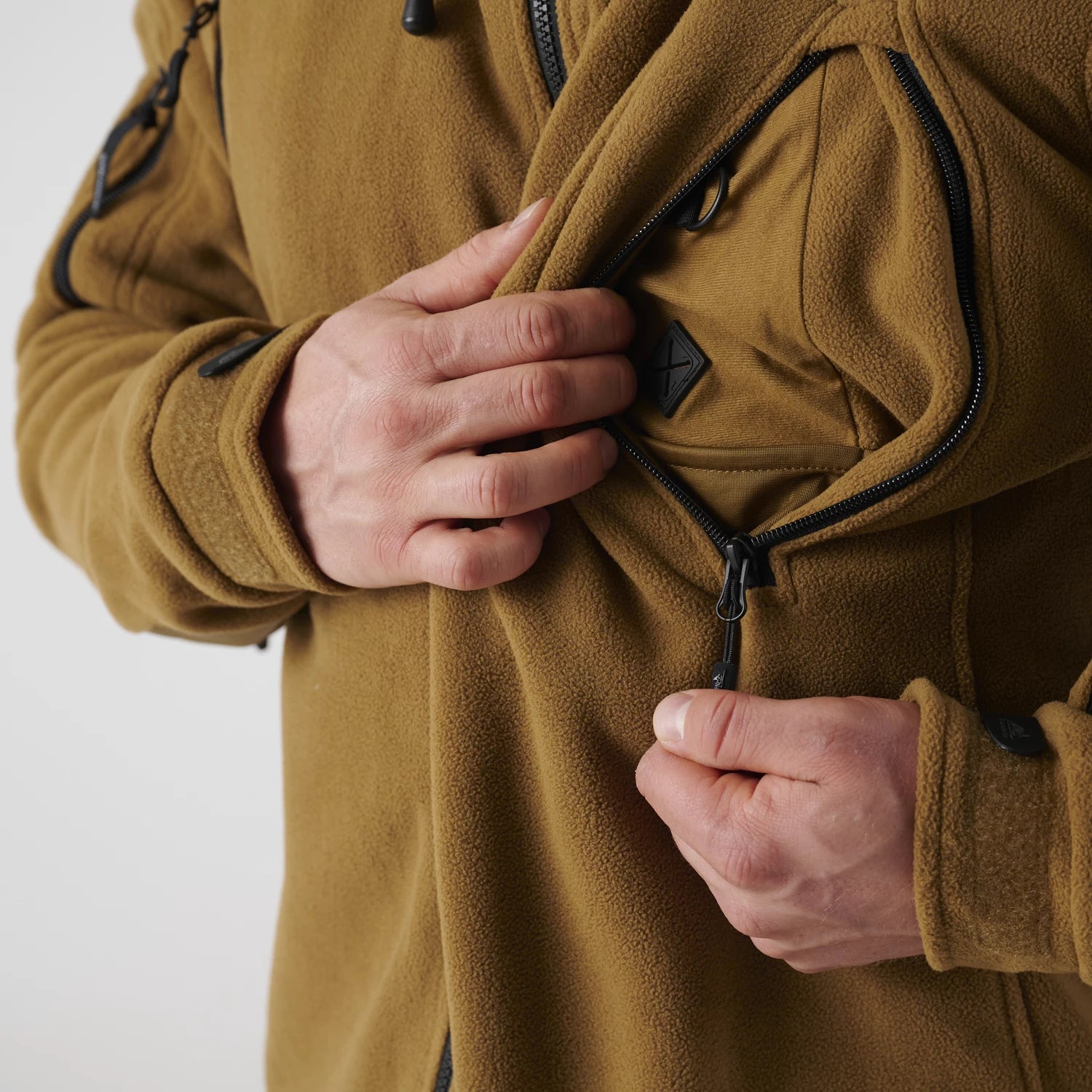 Helikon-Tex PATRIOT mikina Double Fleece, Shadow Grey – detail 4