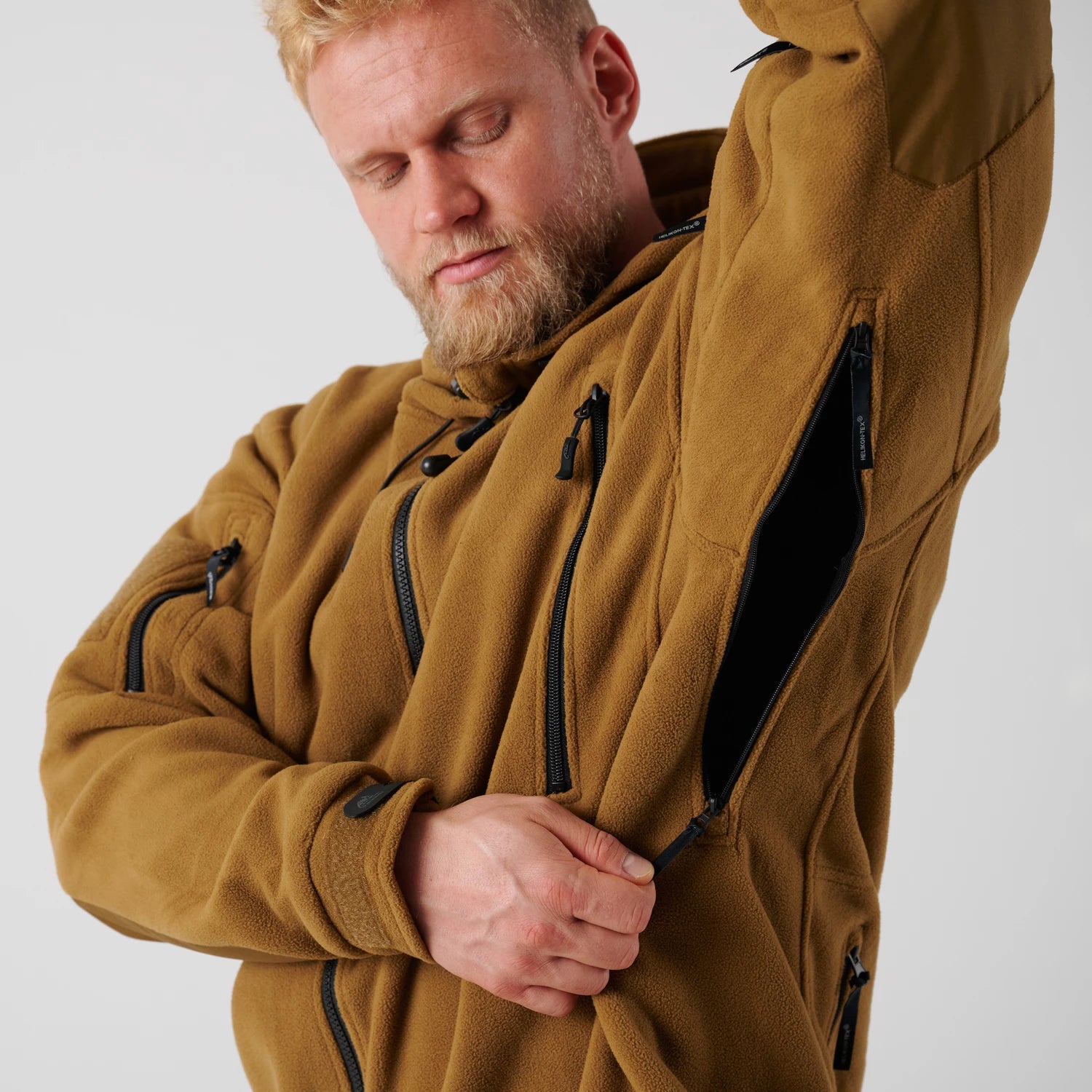 Helikon-Tex PATRIOT mikina Double Fleece, Shadow Grey – detail 7