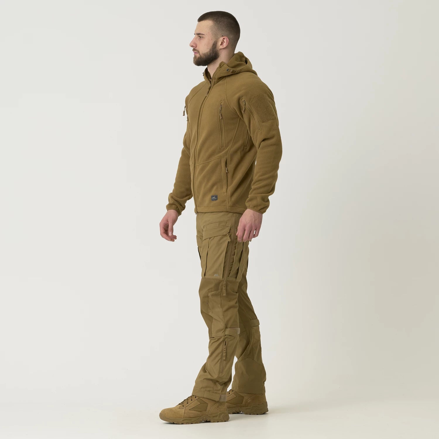 Helikon-Tex Patriot Mk 2 Hybrid Fleece mikina, Coyote – detail 1