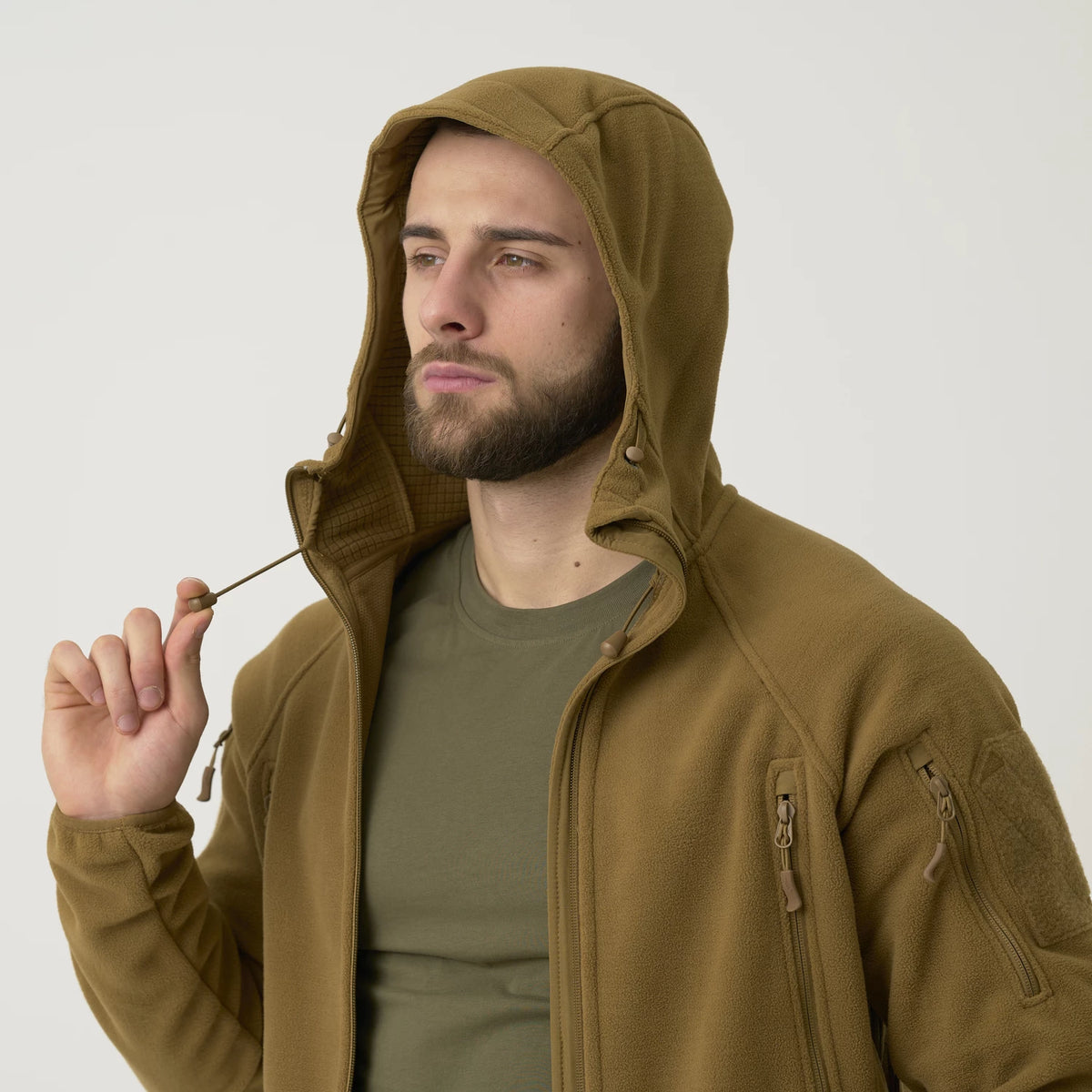 Helikon-Tex Patriot Mk 2 Hybrid Fleece mikina, Tiger Stripe – detail 4