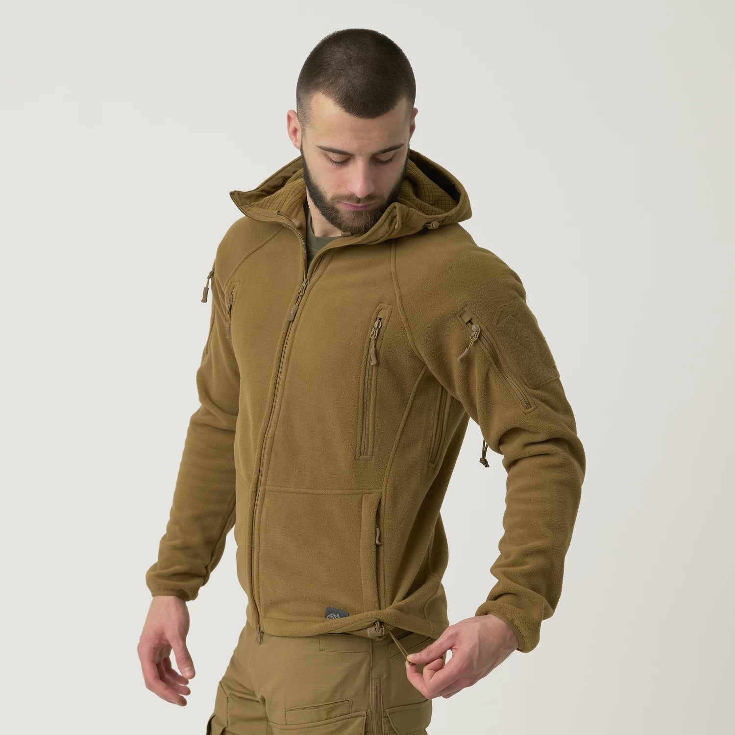 Helikon-Tex Patriot Mk 2 bunda Hybridný fleece, čierna – detail 7